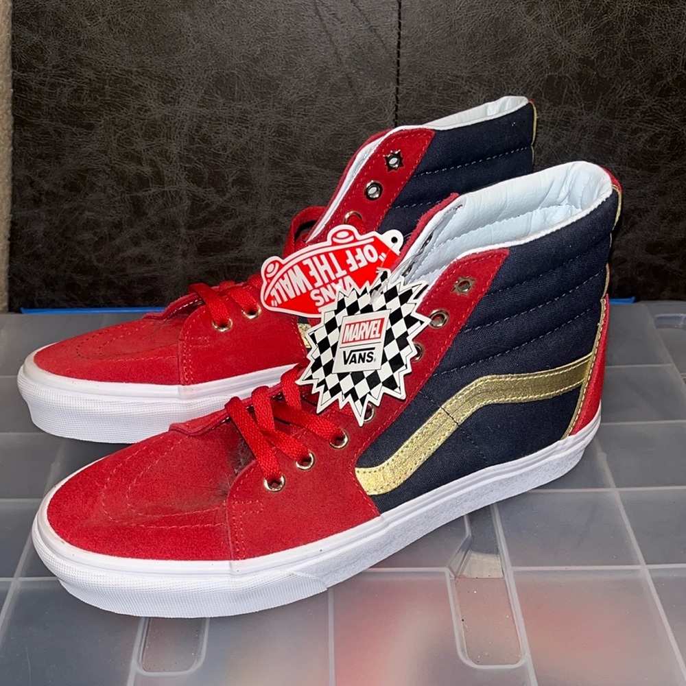Vans Marvel Red Skate Shoes